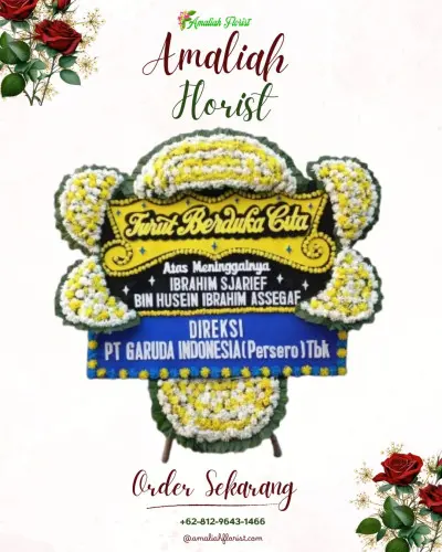 Papan Bunga Duka di Kapasa Raya