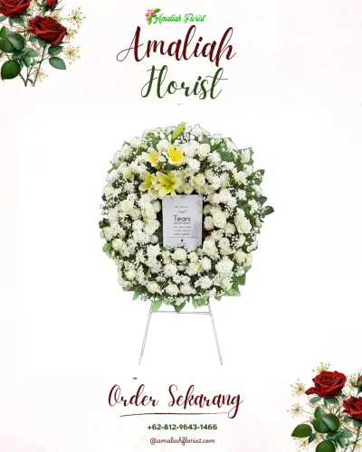 Krans Bunga Duka Cita di Kapasa Raya